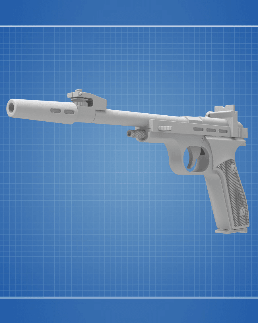CDEF Blaster Pistol - Star Wars 3d model