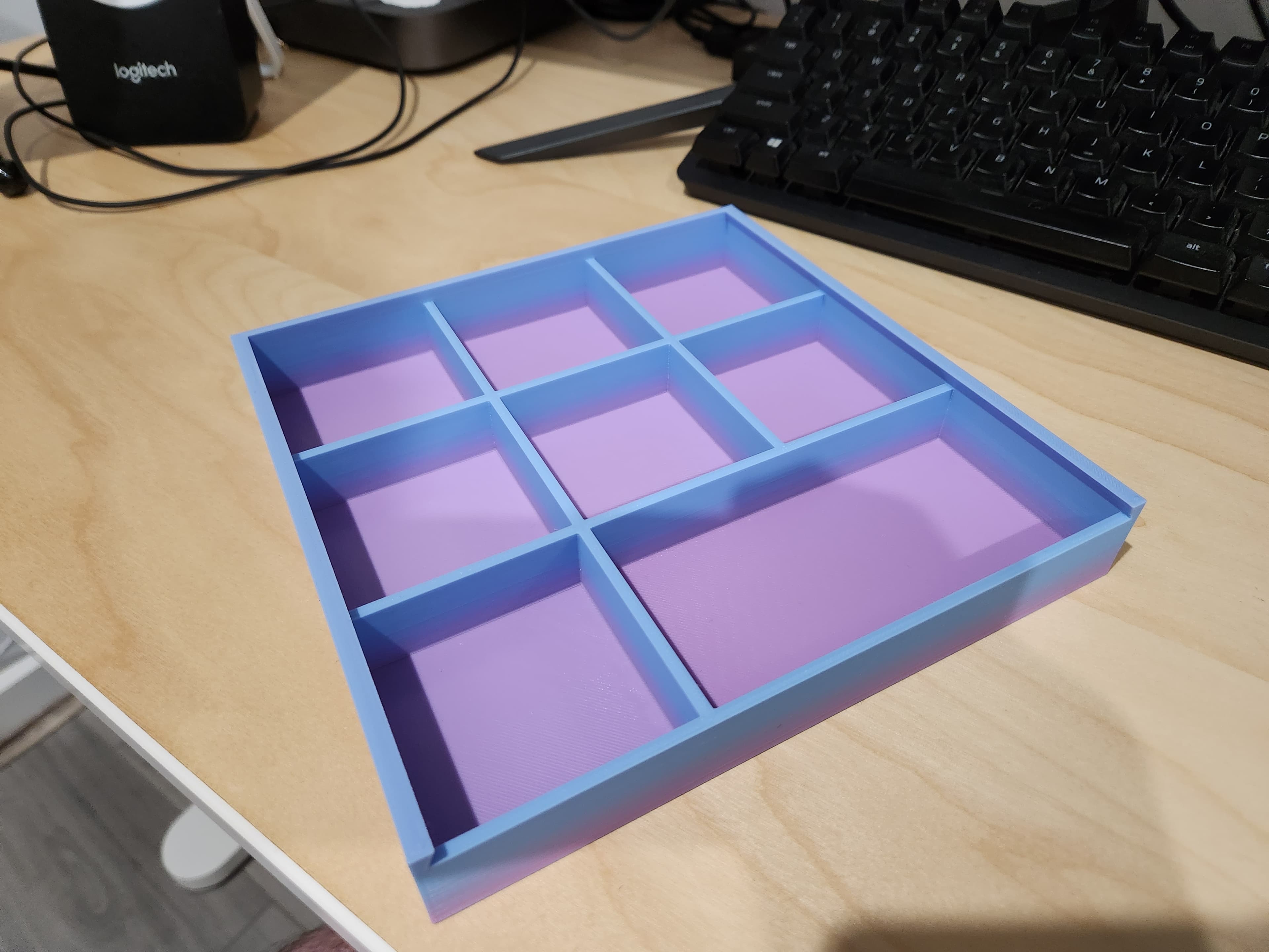 Game Piece Storage Box 3d model