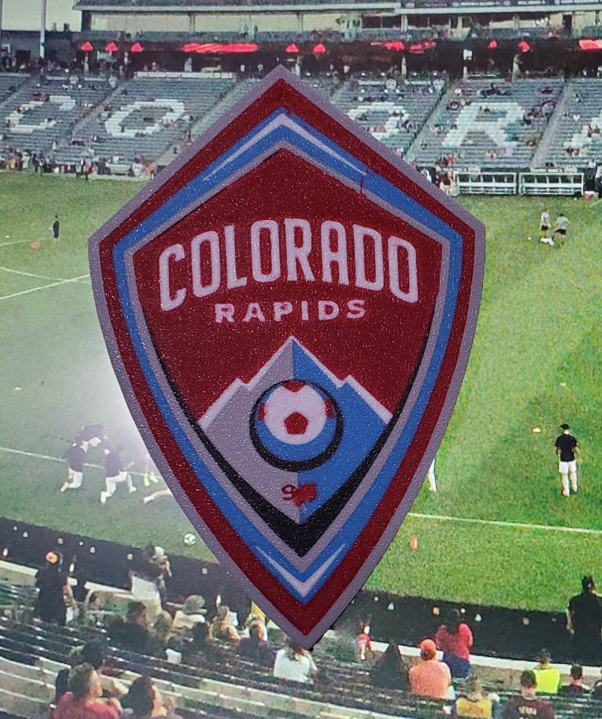 AMS / MMU Colorado Rapids coaster or plaque 3d model