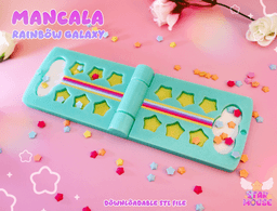 Galaxy Rainbow Mancala (Extra Bonus!) 3d model
