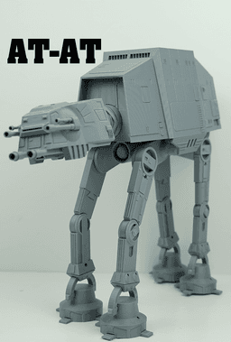 AT-AT V.2! (No Need for AMS, Supports, and GLUE!) 3d model