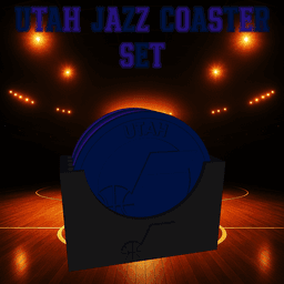 Utah Jazz Coaster Set (NBA) 3d model