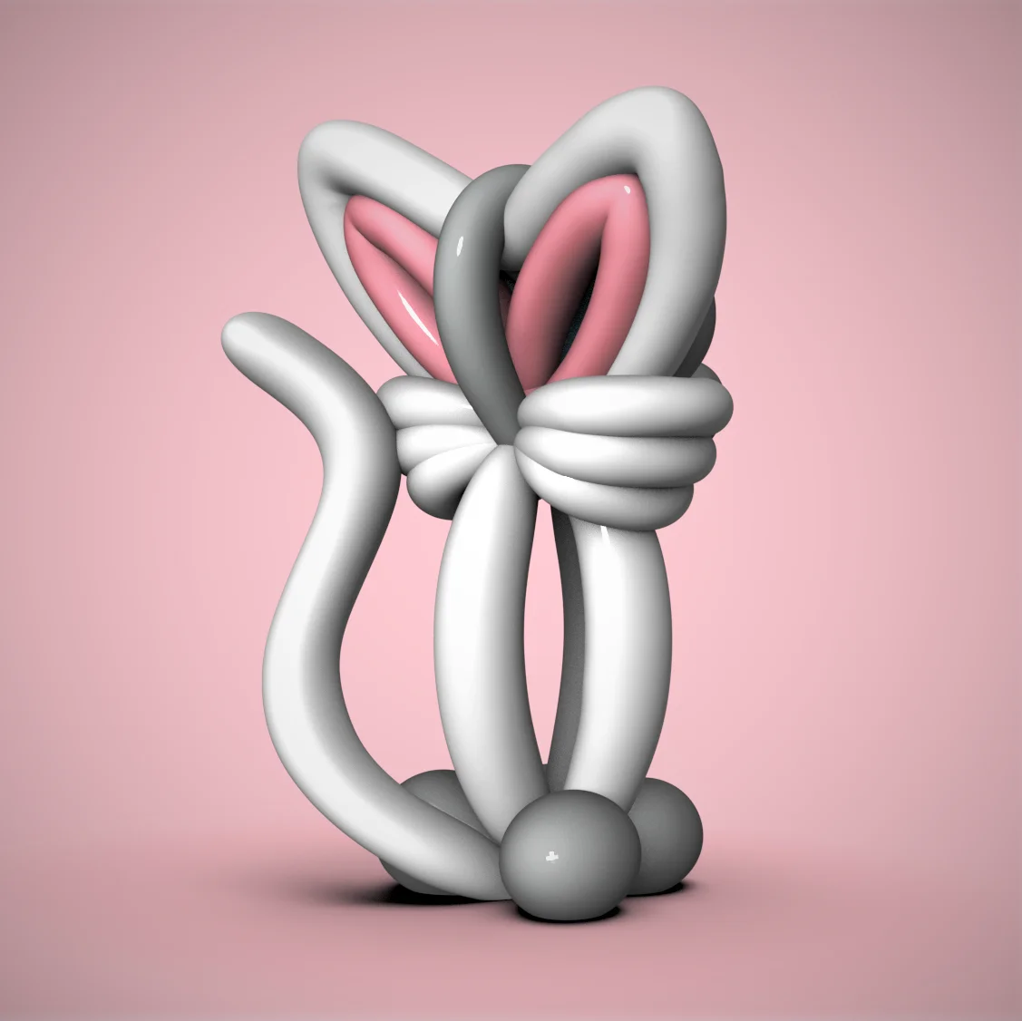 Balloon Cat 3d model