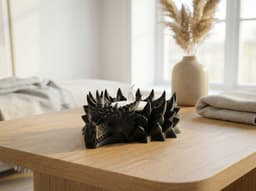 Dragon LED Tealight Candle Holder 3d model