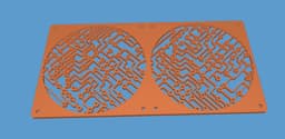 Universal PC Circuit Board Fan Cover 3d model