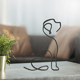 Dog Line Art, Modern, Minimalist 3d model