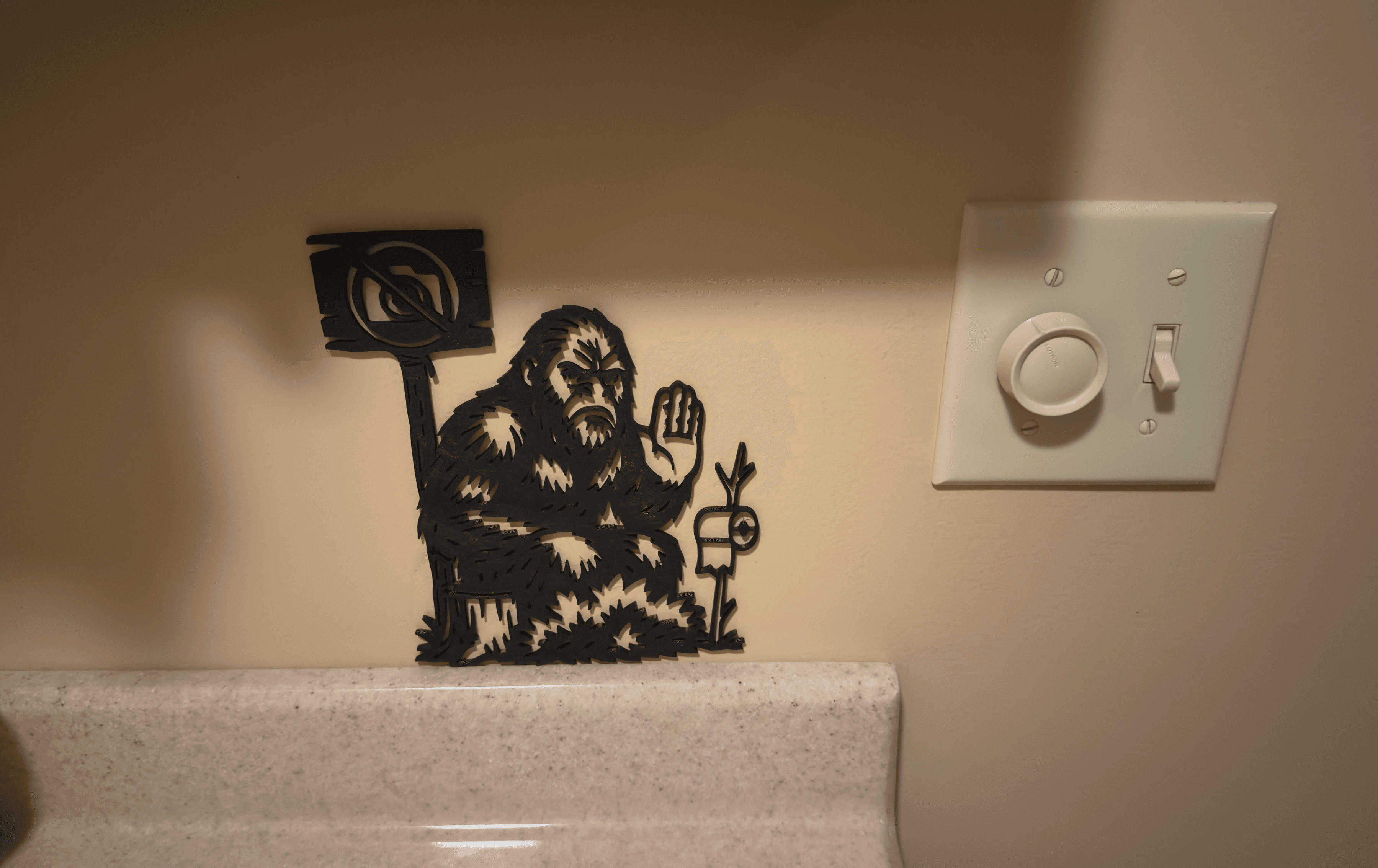 This printed so easily. I printed it face down on a textured plate. Looks great. I love the whimsical look to. Ended up putting it in my bathroom.