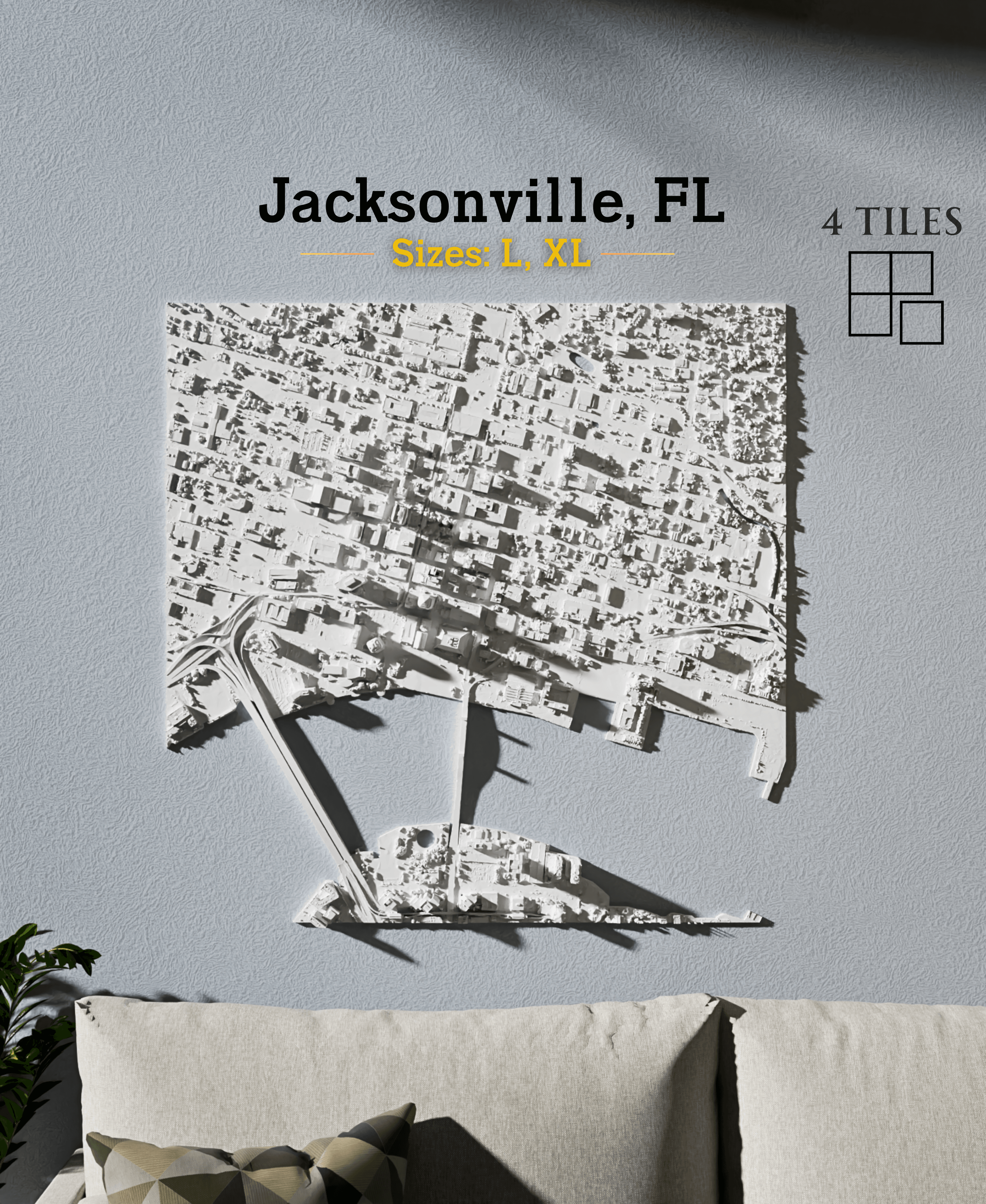 Jacksonville, FL - Small 3d model