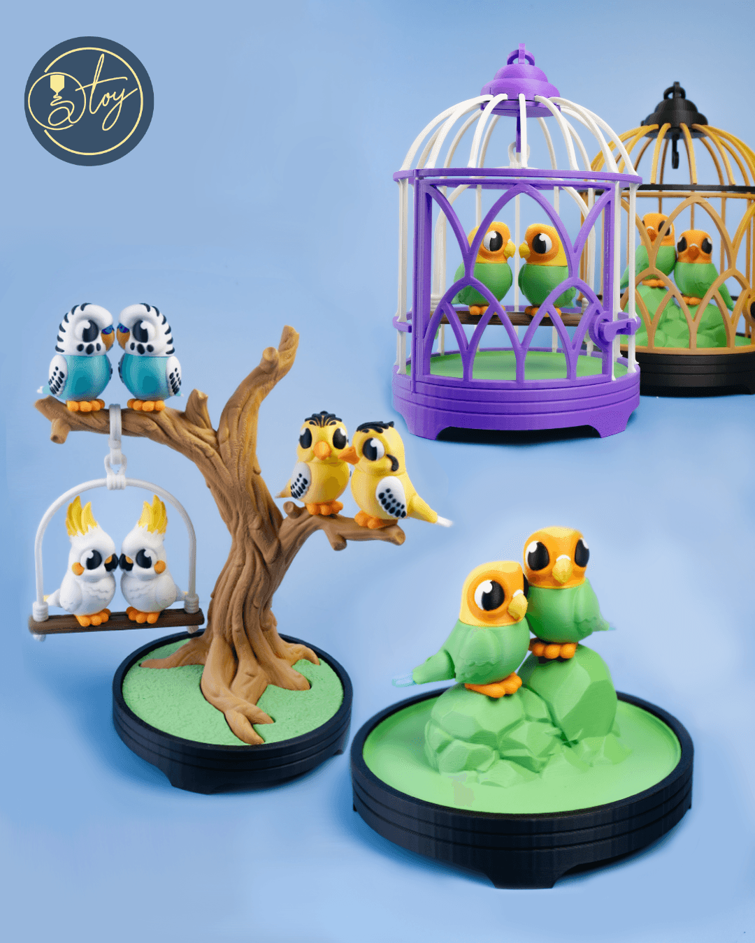 Pet Bird Collection 3d model