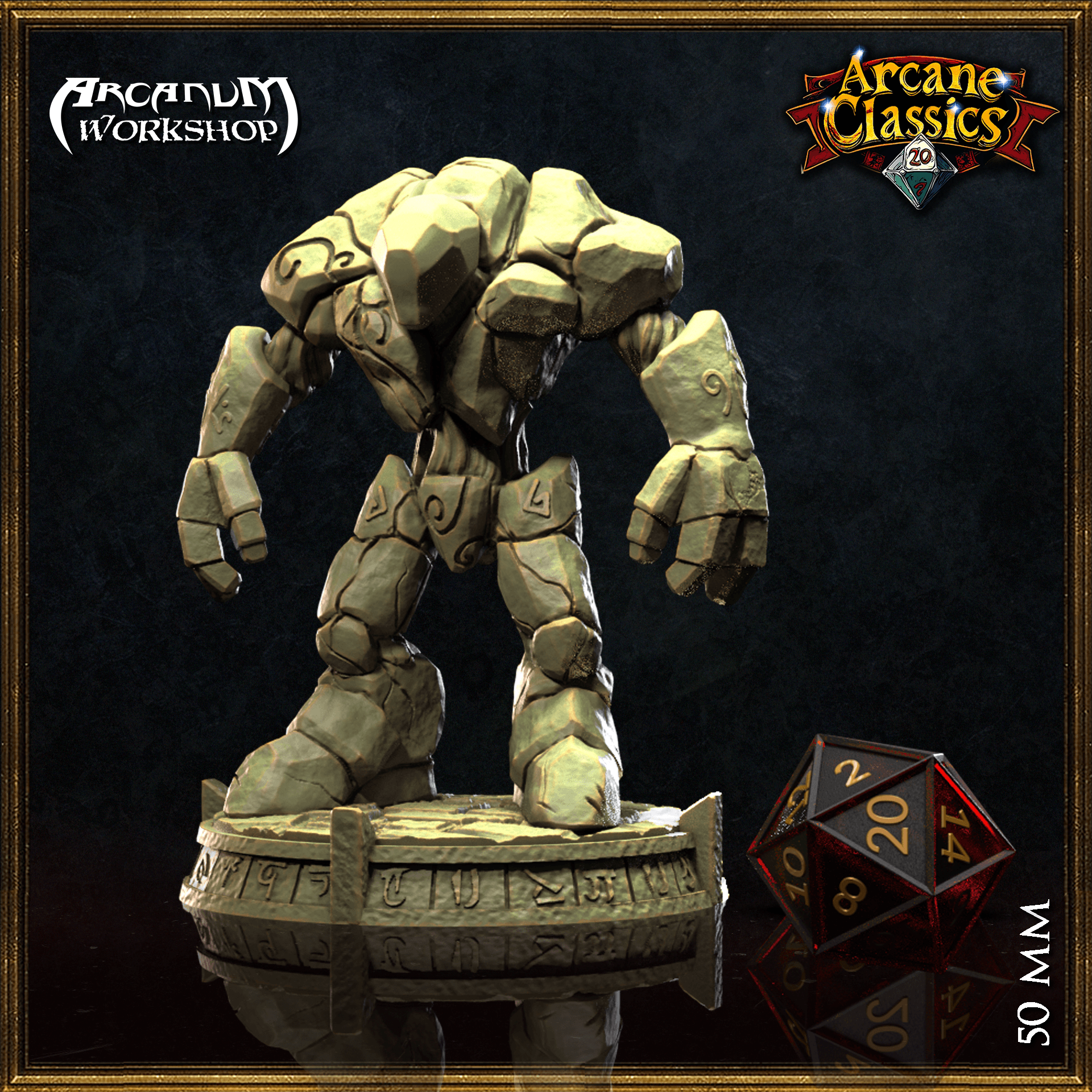 Astral Golem (50mm) 3d model