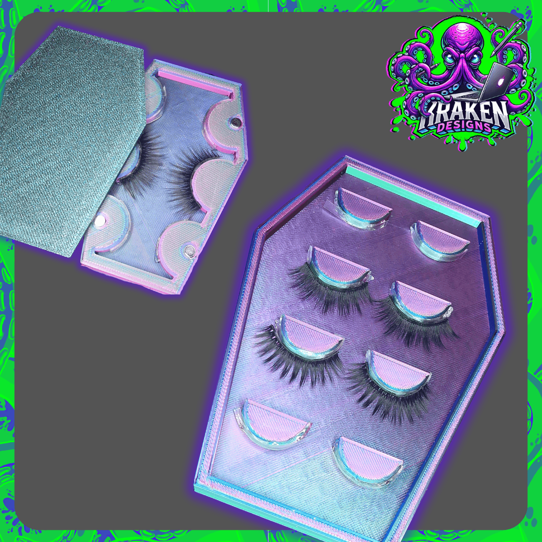 Coffin Eyelash Holder 3d model