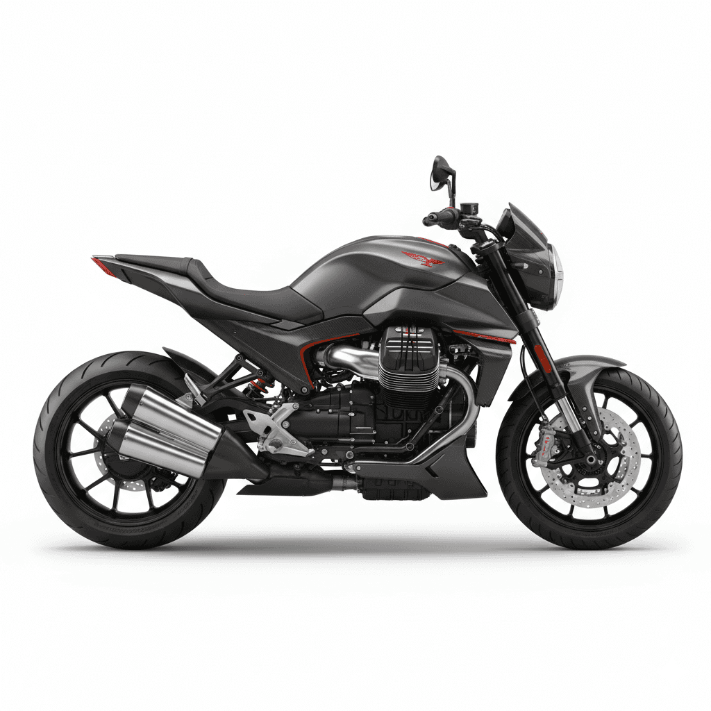 Moto Guzzi MGX 21 Flying Fortress Motorcycle 3d model