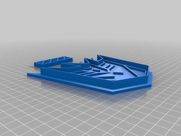 Decepticon Cookie Cutter and Stamp 3d model