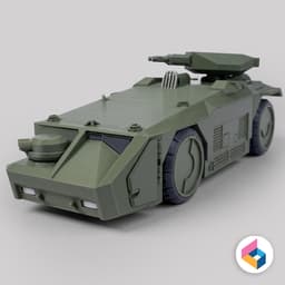Alien APC 3d model