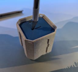 Xacto Blade disposal & snap off - Multibin Top 3d model
