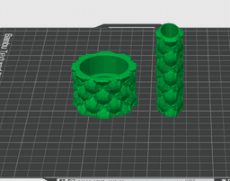 Mysictal Desk Set - Lighter & Candle 3d model