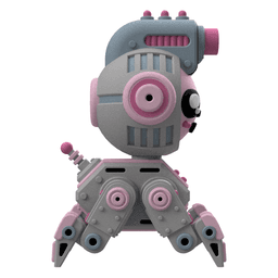 UwU Shadow Force Zero Mech Miniature: 3D Printable Tabletop Game Model 3d model
