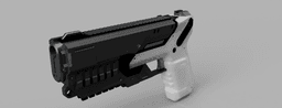 Space Engineers S-10 Modular Pistol Prop 3d model