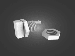 Replacement lever for SpaceCadet rooftop cargo 3d model