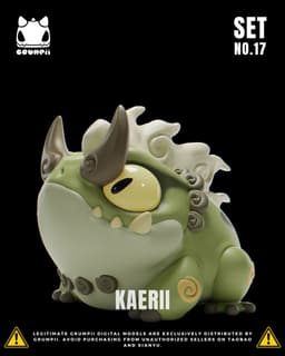 Grumpii 3D Printable Art Toy - Chubbii Series - Set 17 3d model