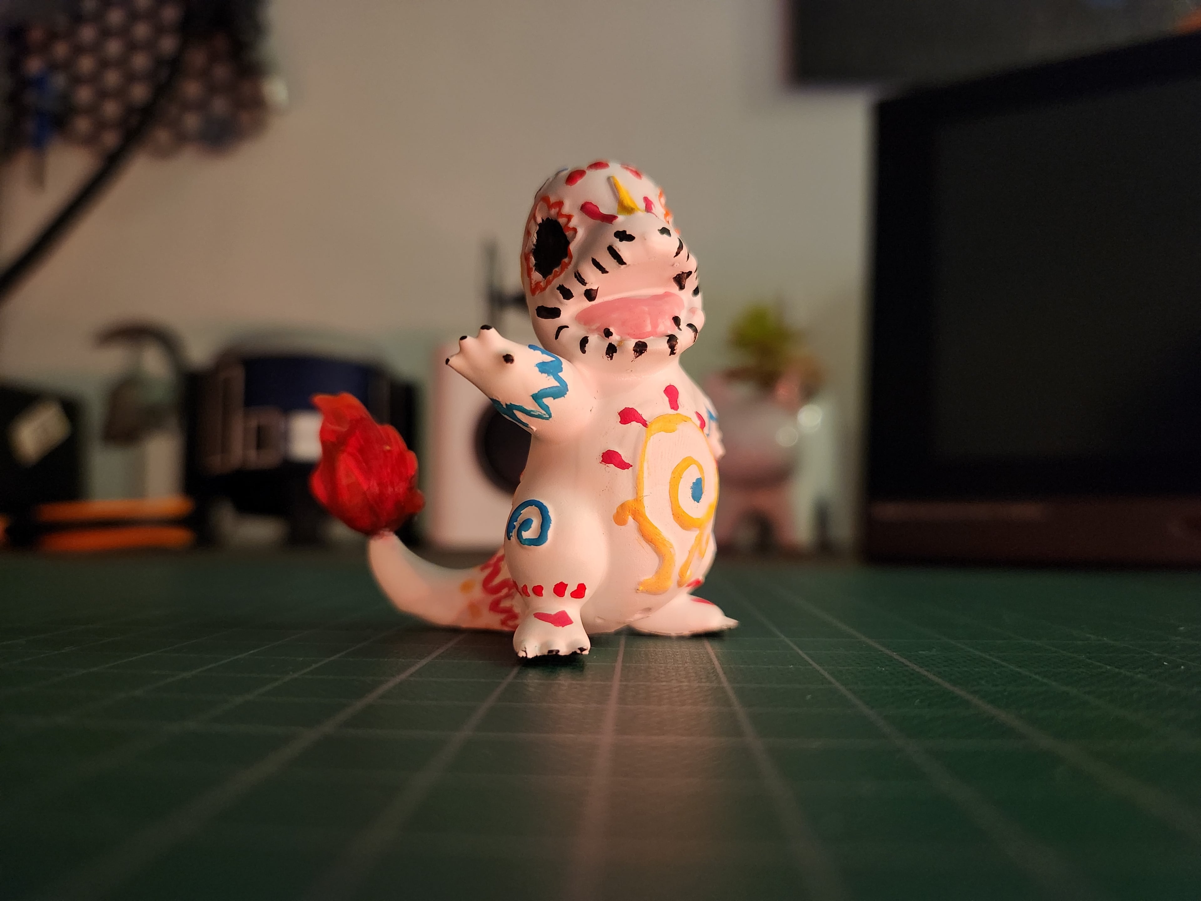 Charmander - Dia de Muertos - Day of the Dead 3d model