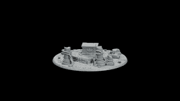 Sunken Temple Altar STL - Printable D&D Tabletop Terrain 3d model