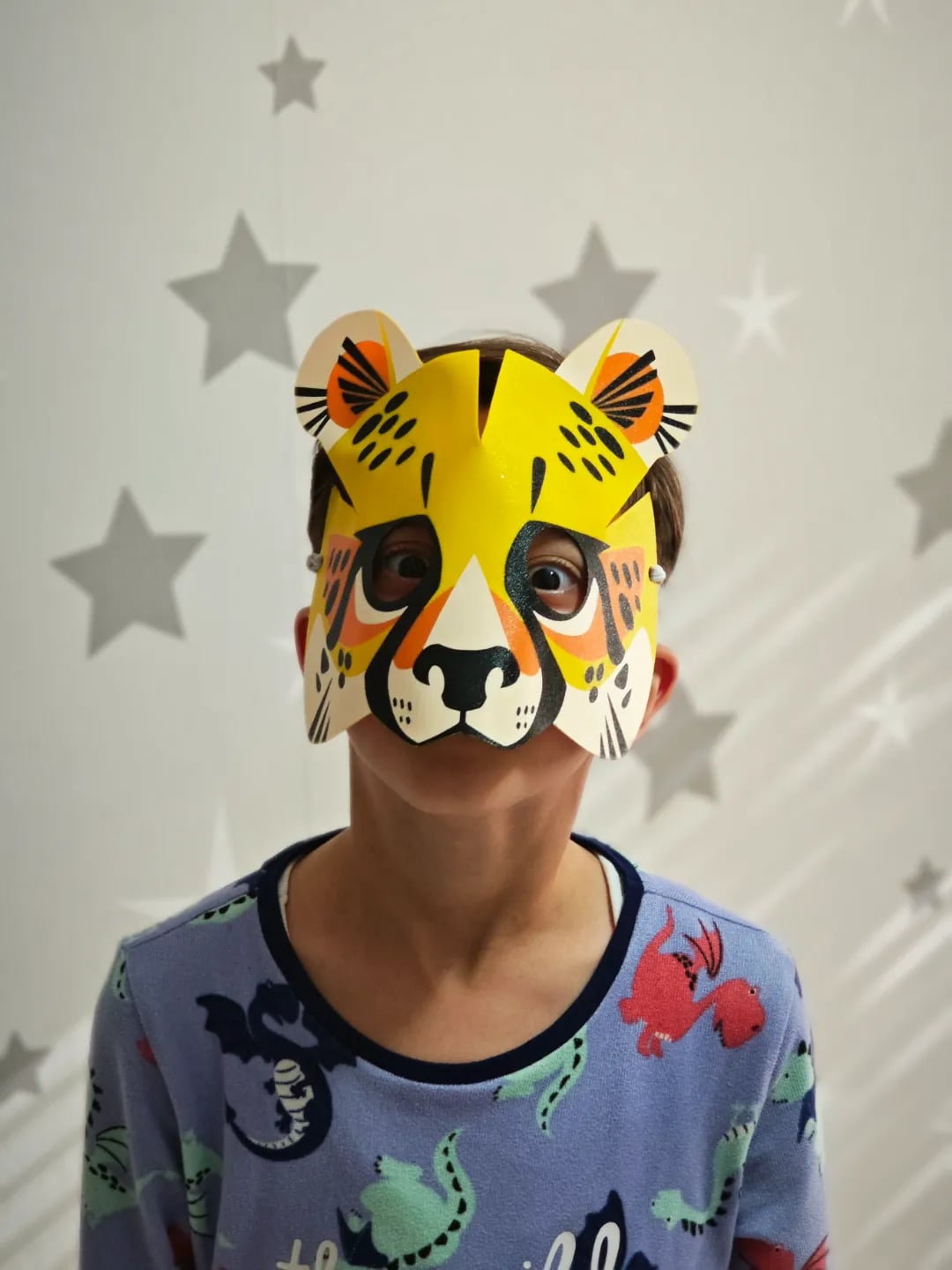 Multicolor Cheetah Mask 3d model