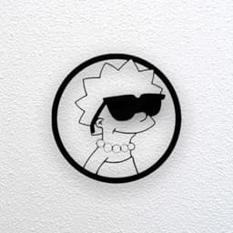 Simpson Wall Art 3d model