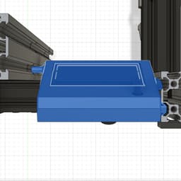 Ender 3 inside screen case 3d model