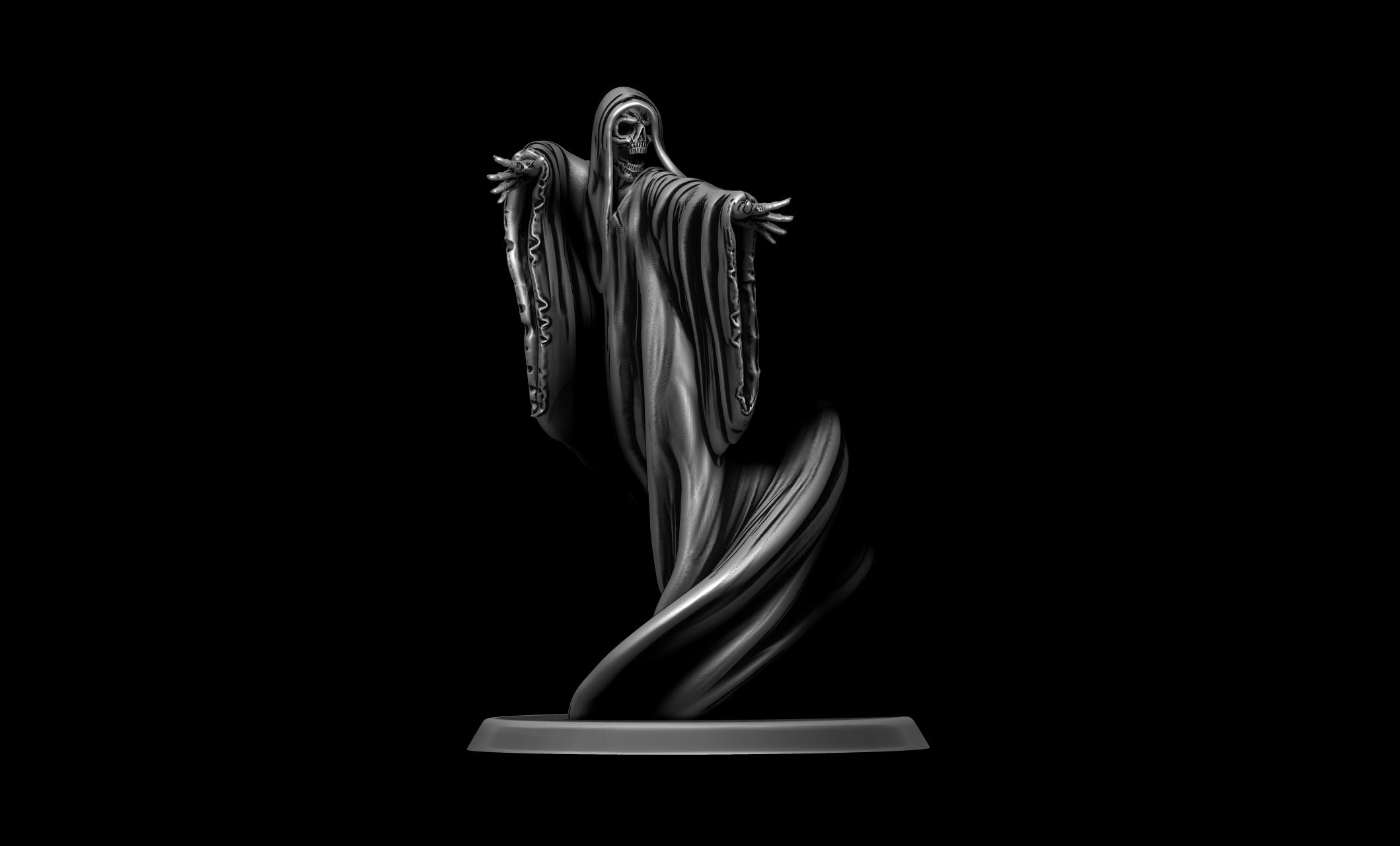 Ghost Miniature (Pre-Supported) 3d model