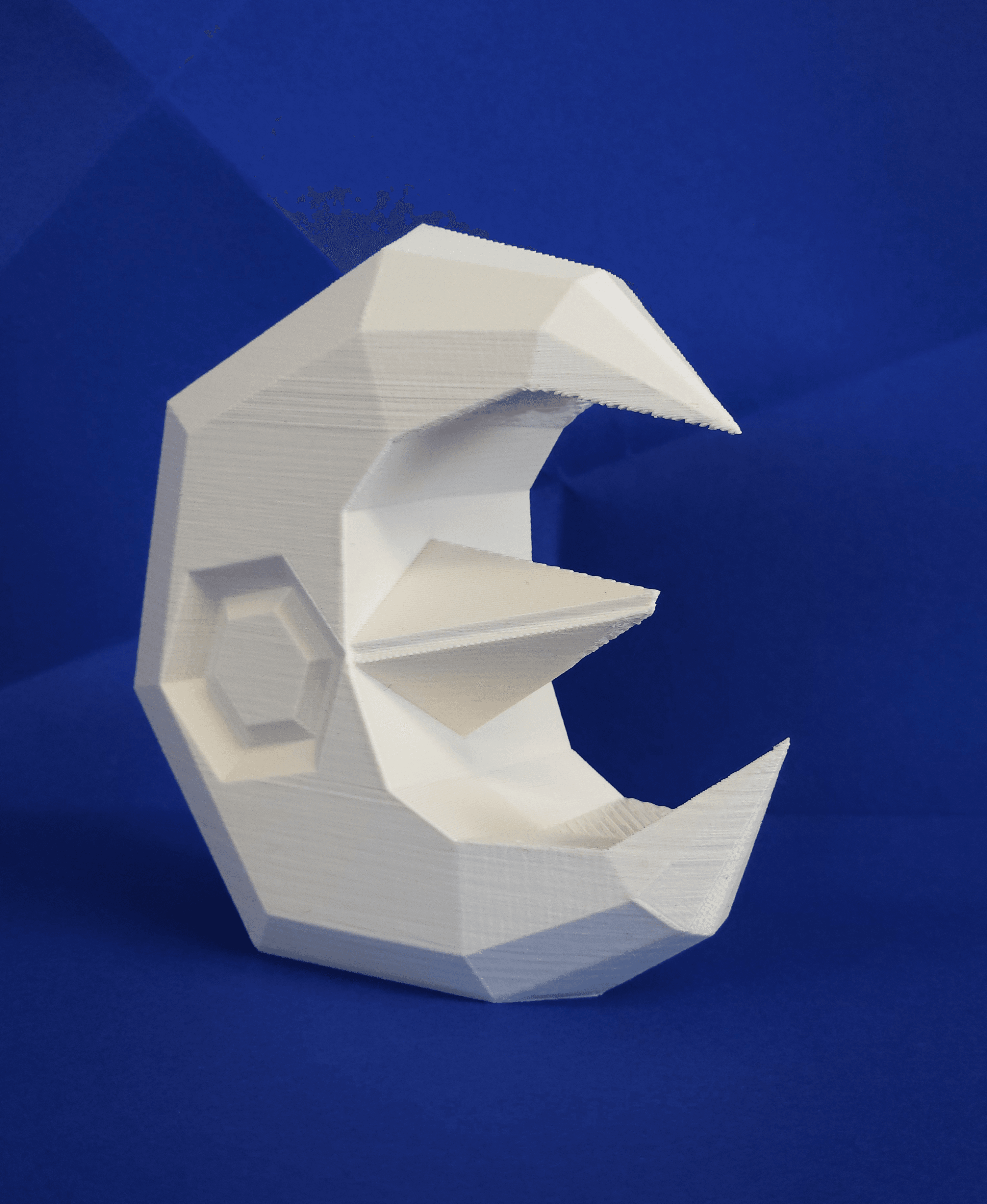 Lunatone Low Poly Pokemon 3d model