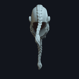 Viking V1 - Custom Action Figure Head 3d model