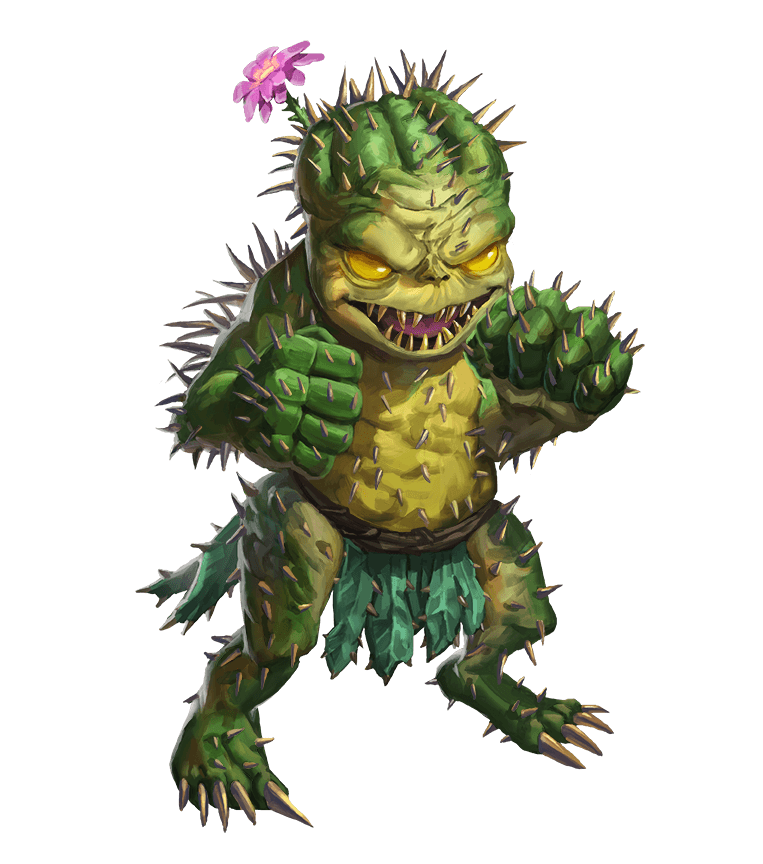 Cactus Leshy - Pathfinder Creature 3d model