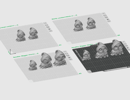 Owl Wizard – Articulated Keychain - Bag Charm, No Supports 3D Print STL/3MF 3d model