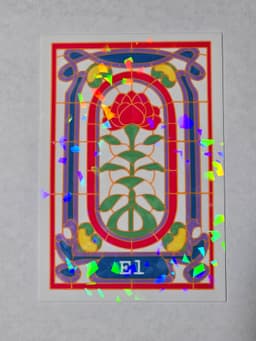 Stranger Things inspired stained glass 3d model