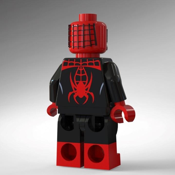Spiderman Lego New 3d model