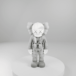 Airforce soldier x Kaws 3d model