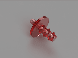 Tube Fitting - 3/16" to 2mm ID reducer 3d model