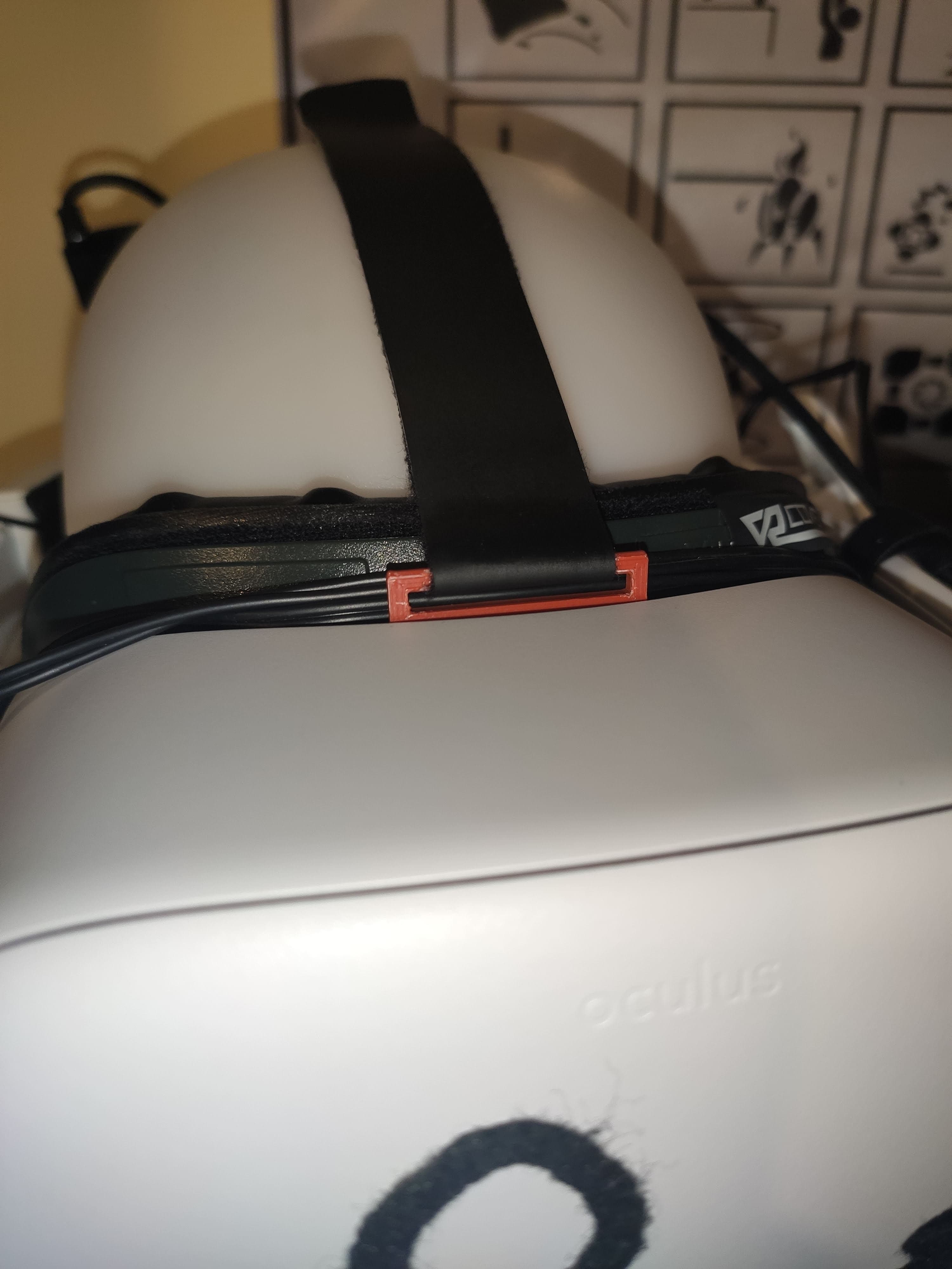 Quest 2 top strap loop replacement 3d model