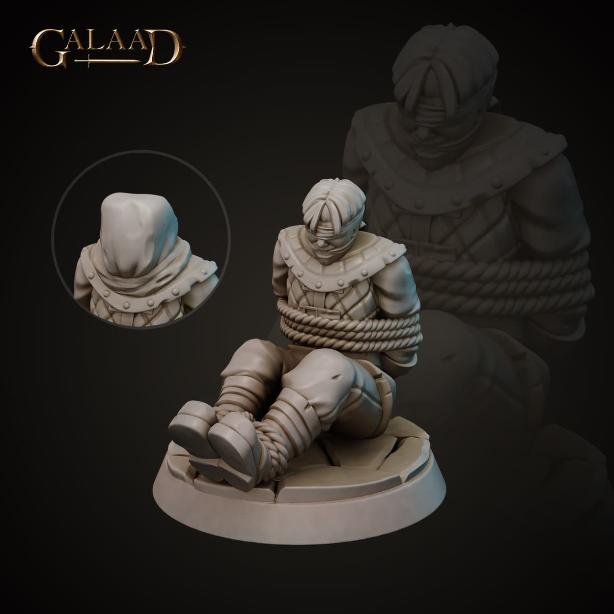 Guard Prisoner 3d model