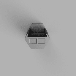 FrogStorage Bestagon - Dual Compartment 75mm.stl 3d model