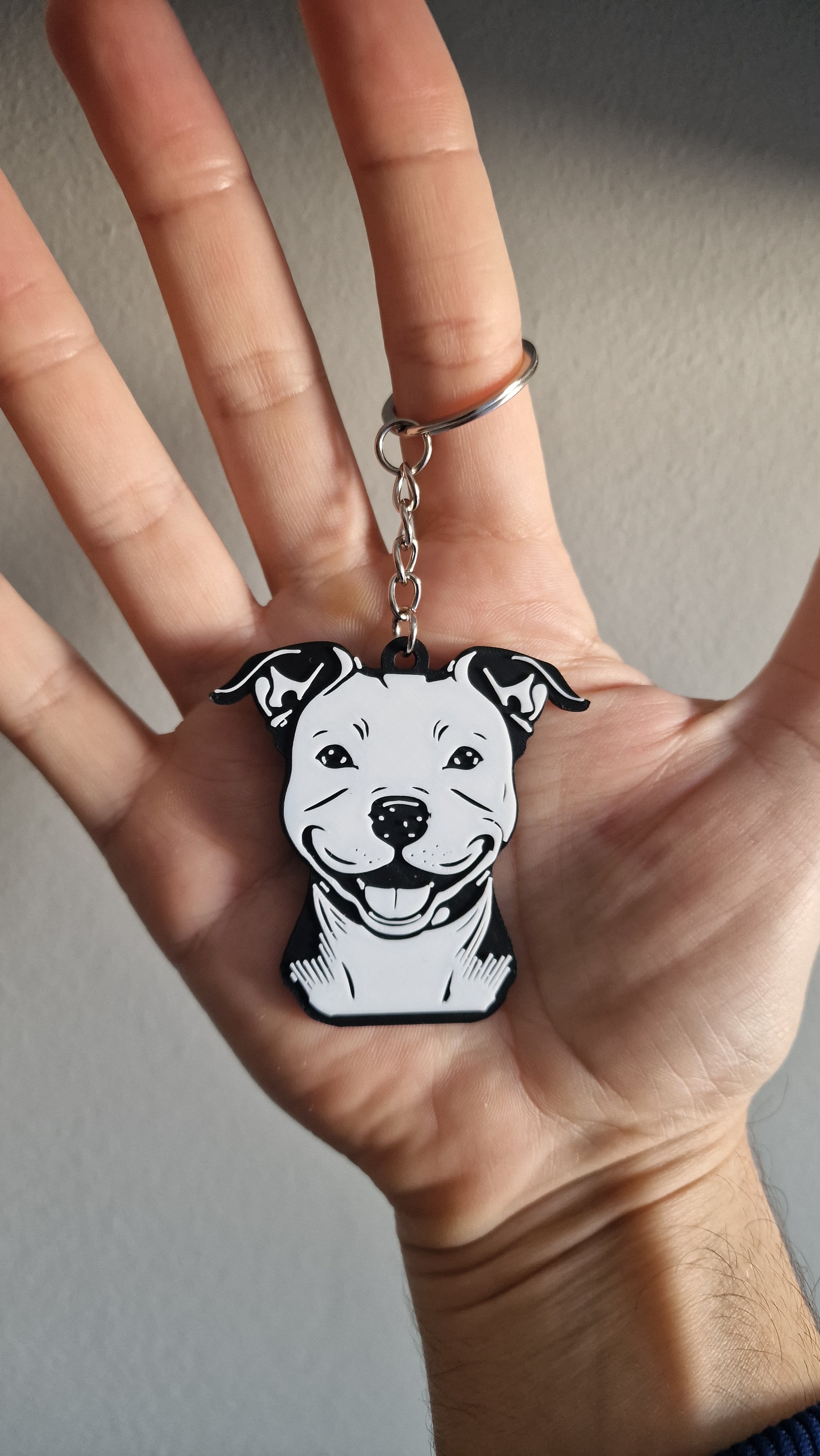 Pitbull v2 keychain 3d model
