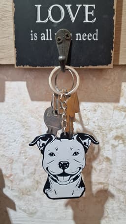 Pitbull v2 keychain 3d model