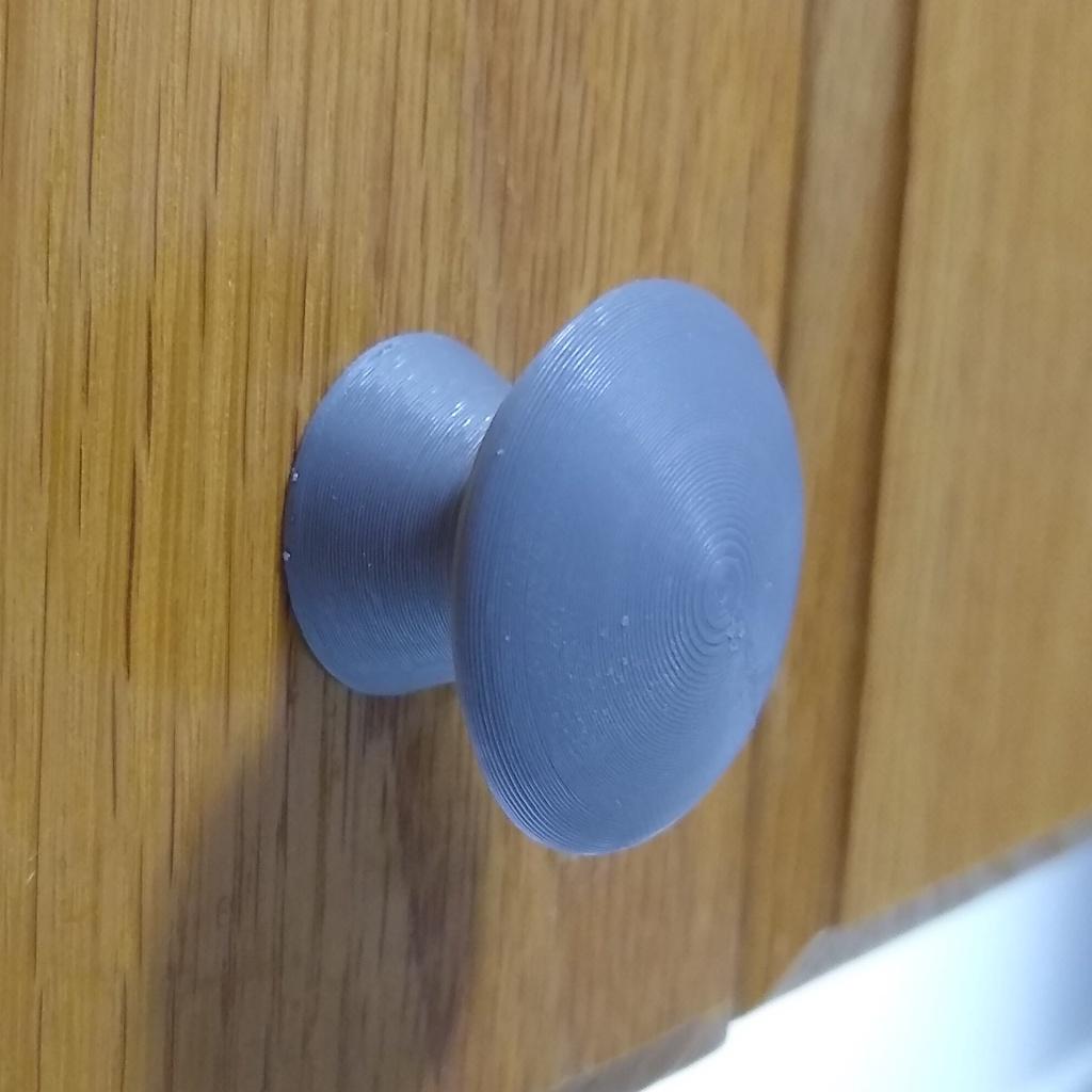 Cabinet and Drawer Pull Knob with drill jig 3d model