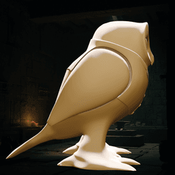 Owl Pencil Holder 3d model