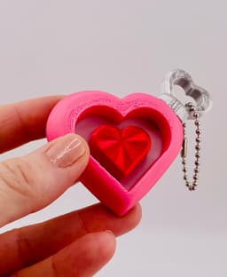 Heart Tag/Keychain Assortment 3d model
