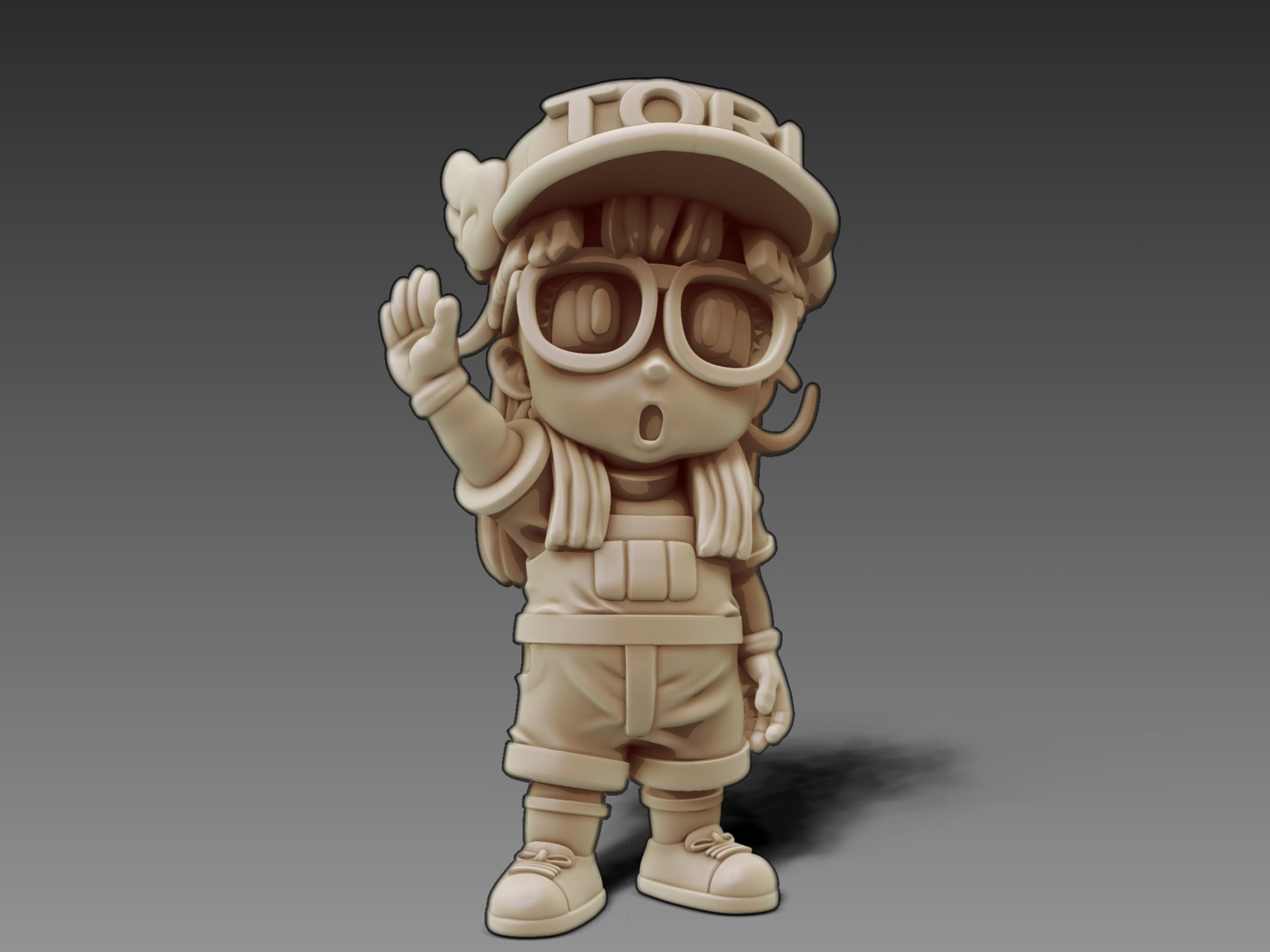 Toriyama Memorial Mini-Arale 3d model