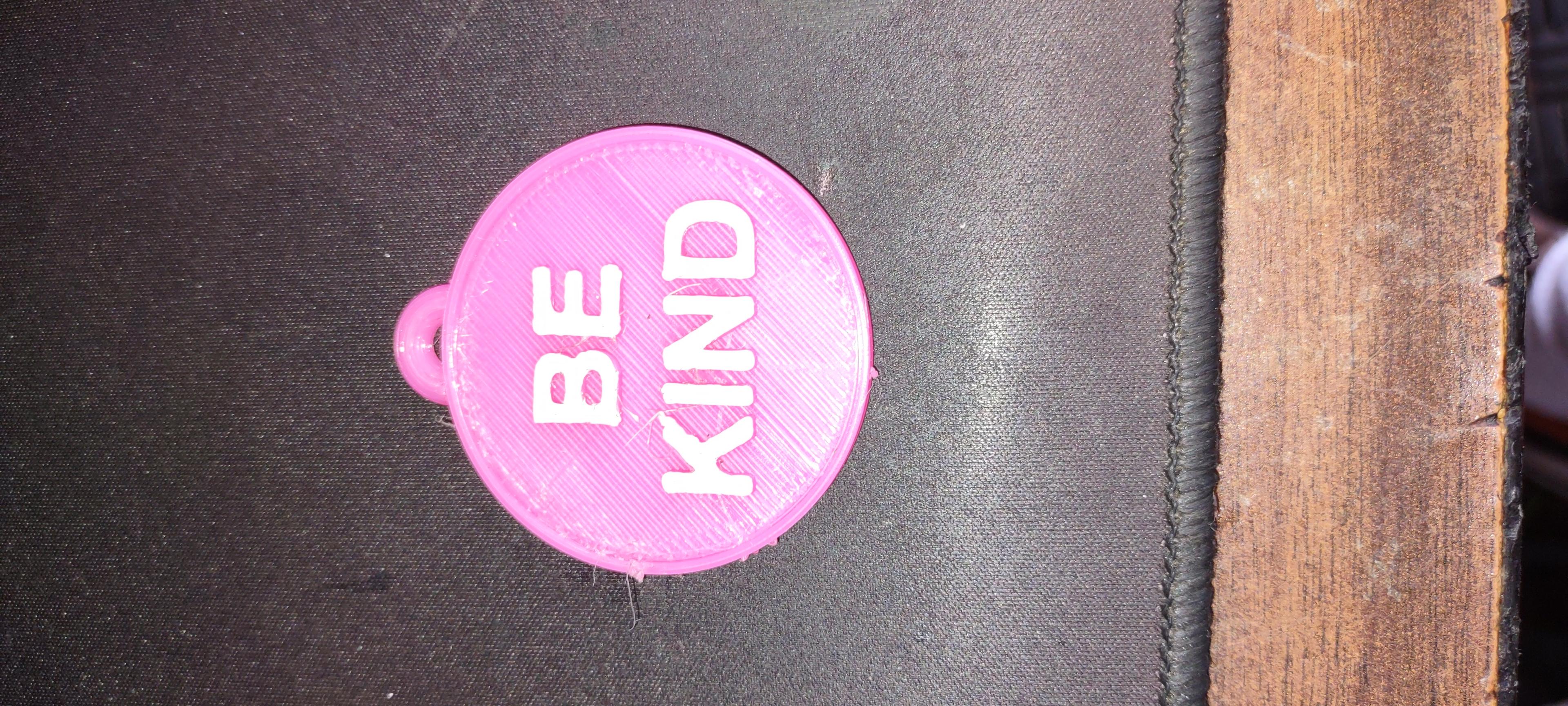 Circle be kind.stl 3d model