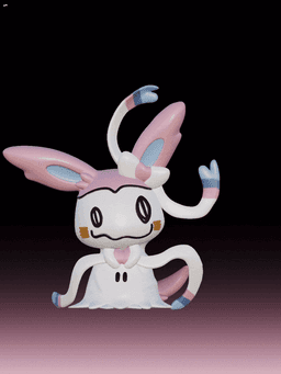 Mimikyu Sylveon Cosplay - Adorable Pokémon 3D Print Model 3d model
