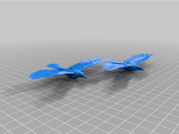 Two white doves 3d model
